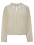 Brunello Cucinelli Women Cable & Mesh Jute And Cotton Jersey by Luosophy