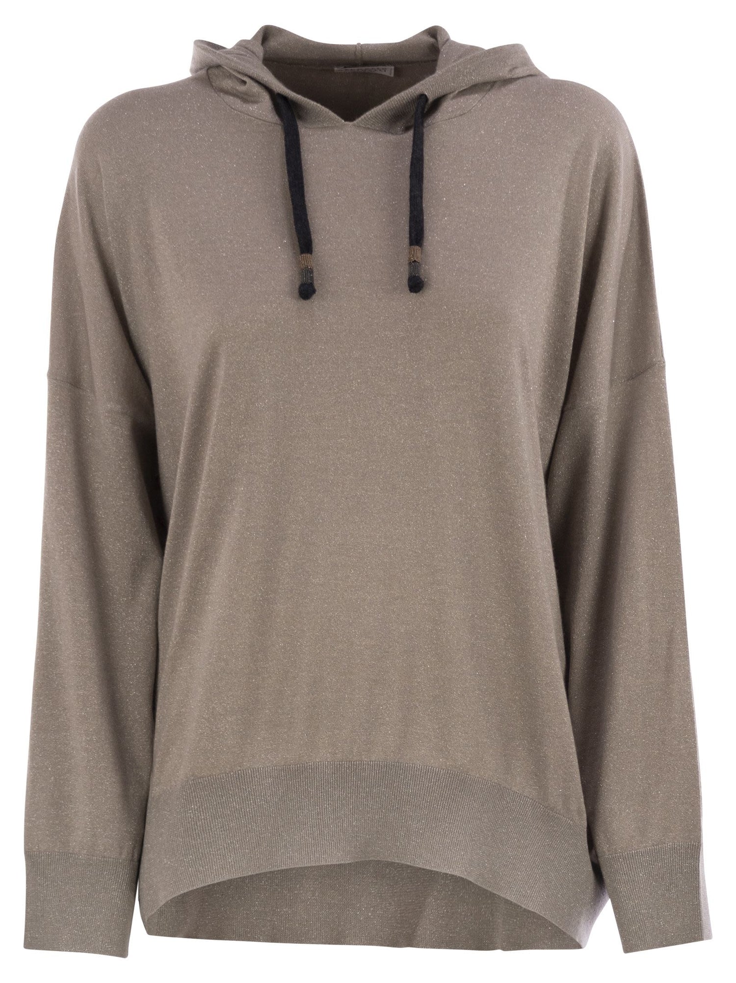 Brunello Cucinelli Women Sparkling Cashmere And Silk Sweatshirt by Luosophy