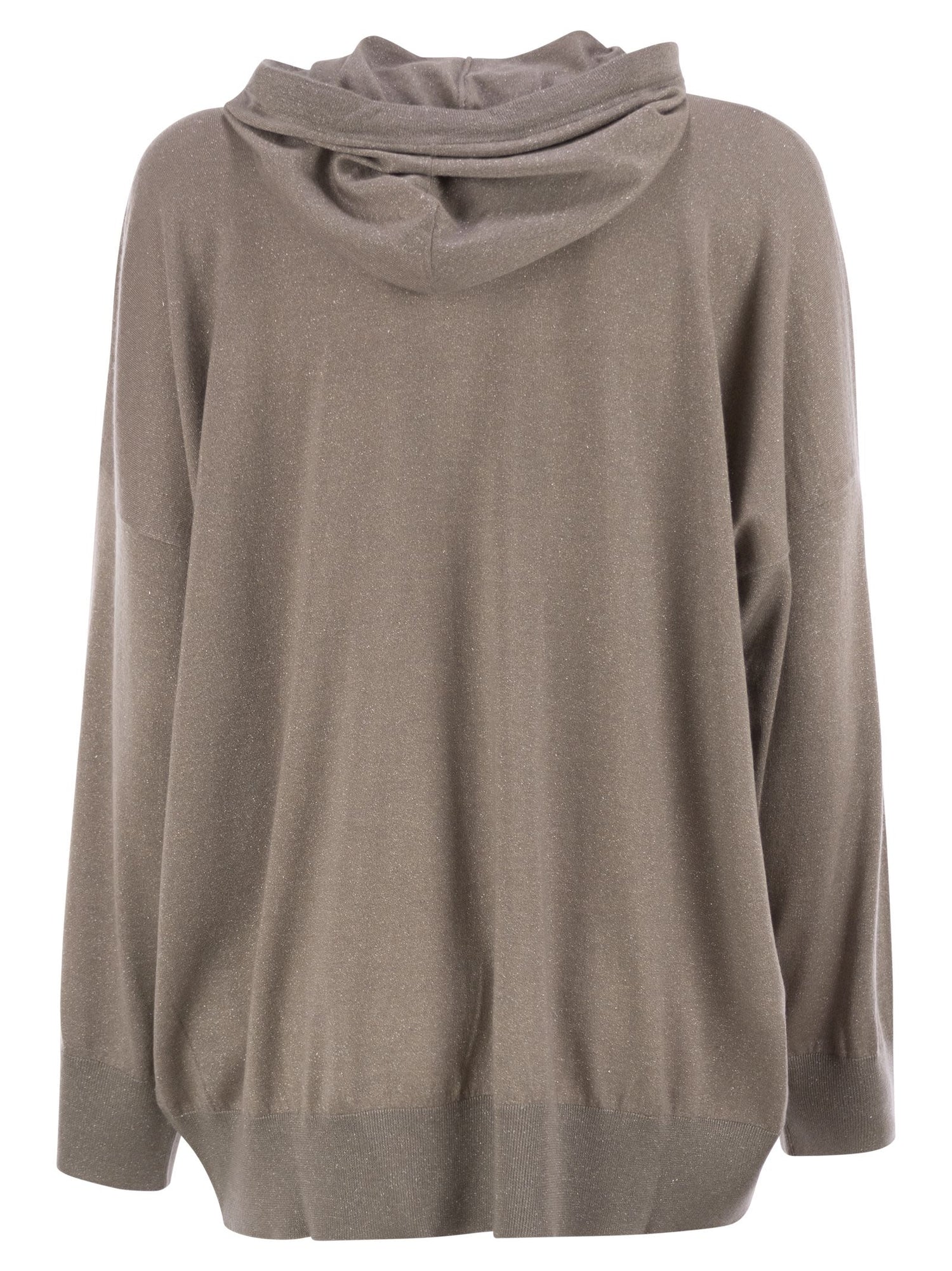 Brunello Cucinelli Women Sparkling Cashmere And Silk Sweatshirt by Luosophy