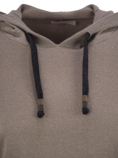 Brunello Cucinelli Women Sparkling Cashmere And Silk Sweatshirt by Luosophy