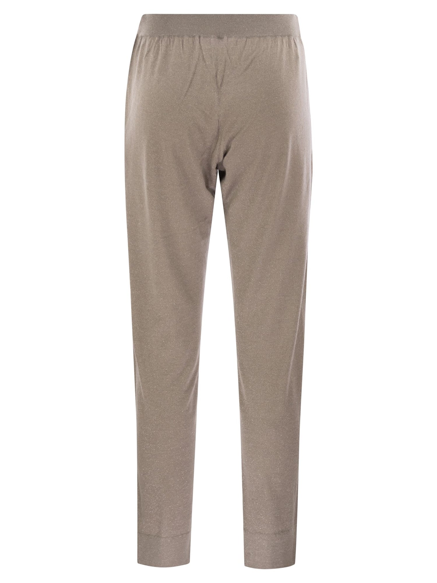 Brunello Cucinelli Women Sparkling Lightweight Cashmere And Silk Trousers by Luosophy