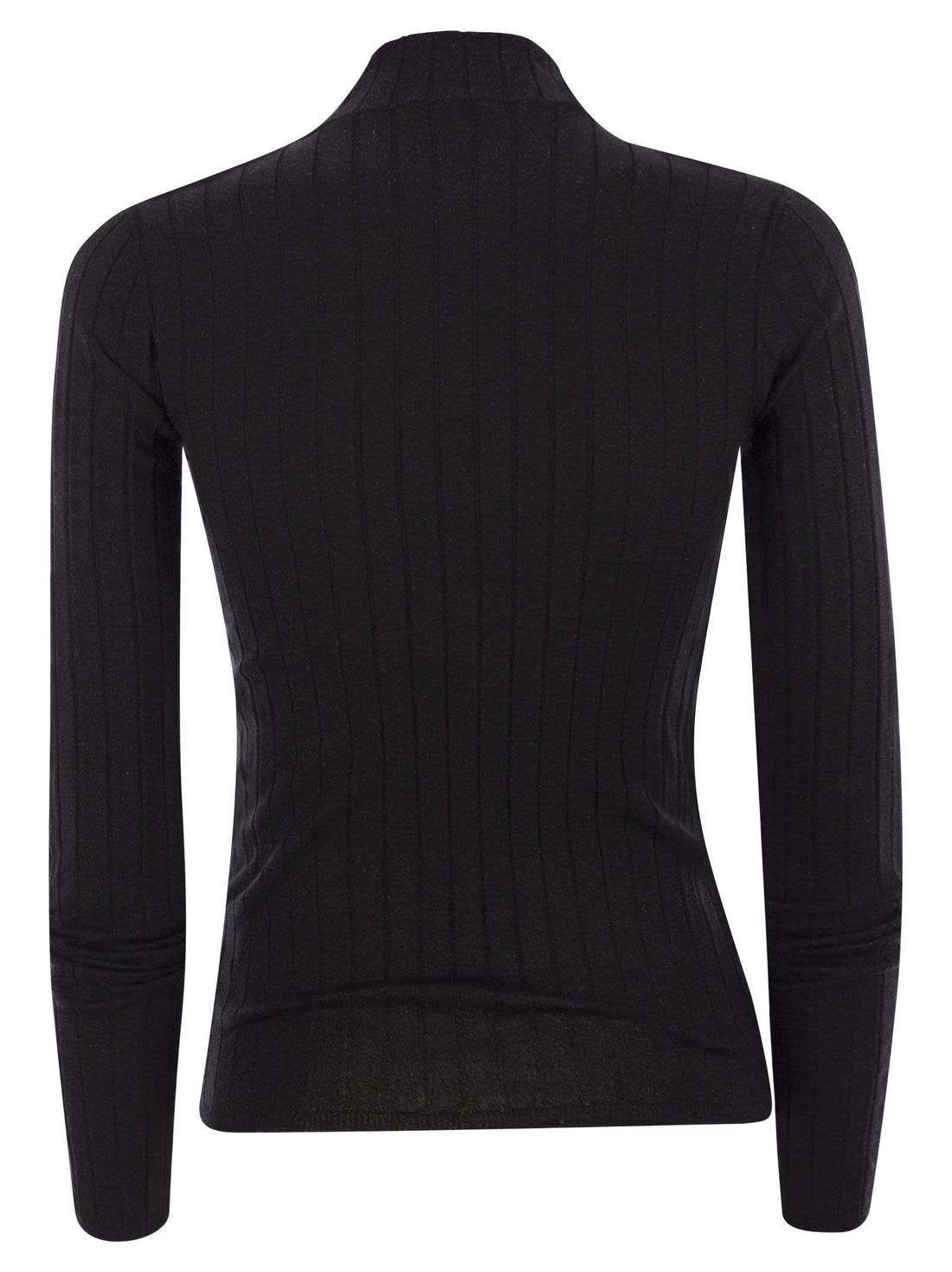 Brunello Cucinelli Women Lightweight Cashmere And Silk Broad Rib Sweater by Luosophy