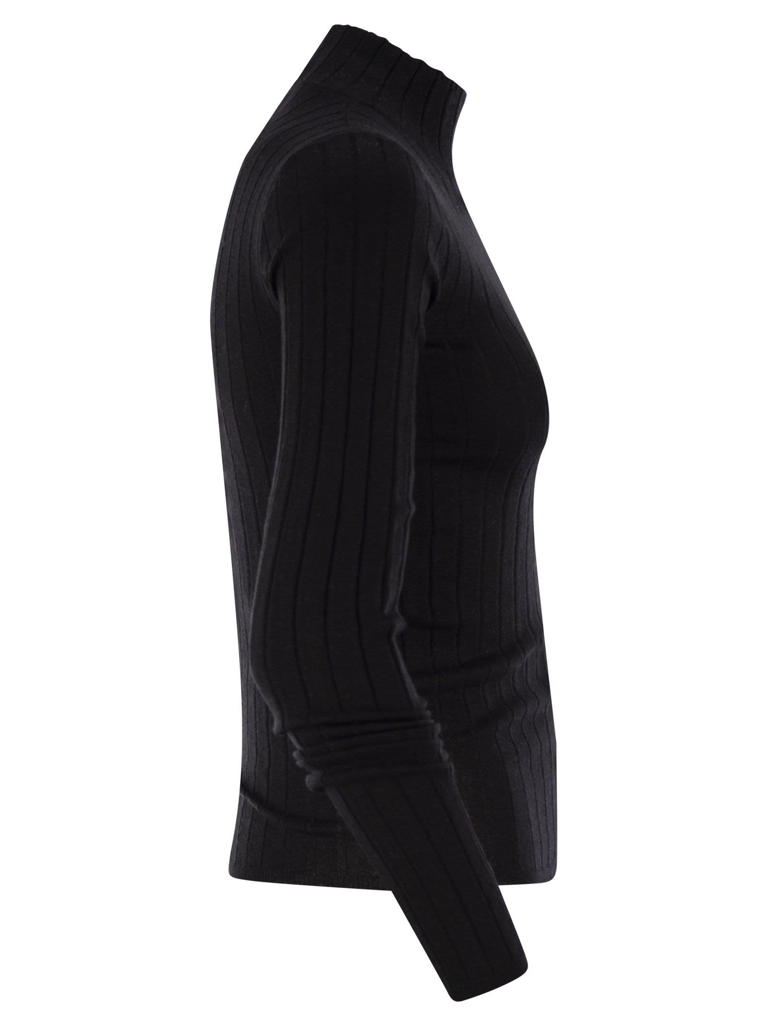 Brunello Cucinelli Women Lightweight Cashmere And Silk Broad Rib Sweater by Luosophy