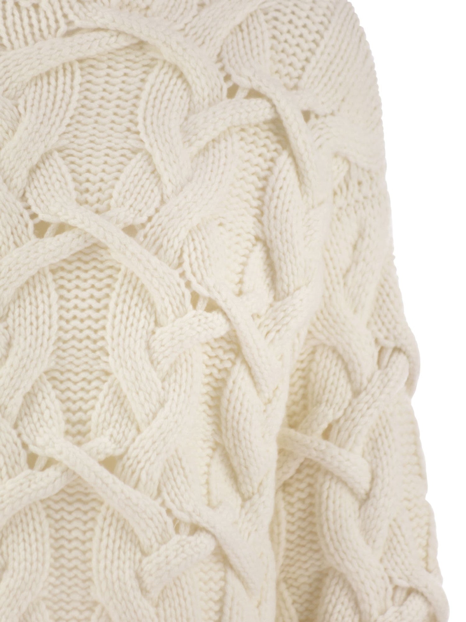 Brunello Cucinelli Women Braided High-Necked Cashmere Sweater by Luosophy