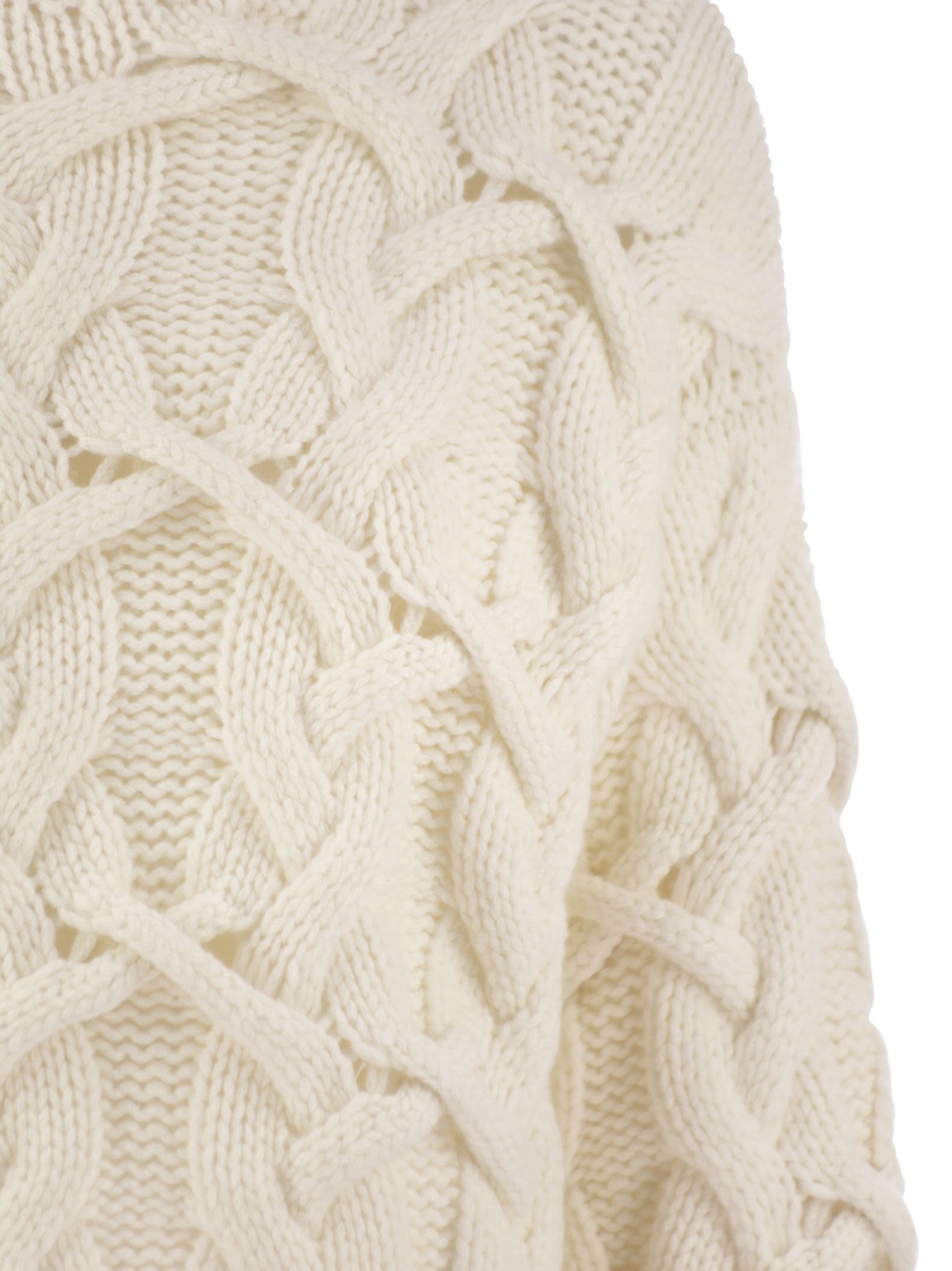 Brunello Cucinelli Women Braided High-Necked Cashmere Sweater by Luosophy