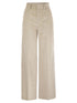 Brunello Cucinelli Women Fluid Corduroy Sartorial Track Trousers With Jewellery by Luosophy