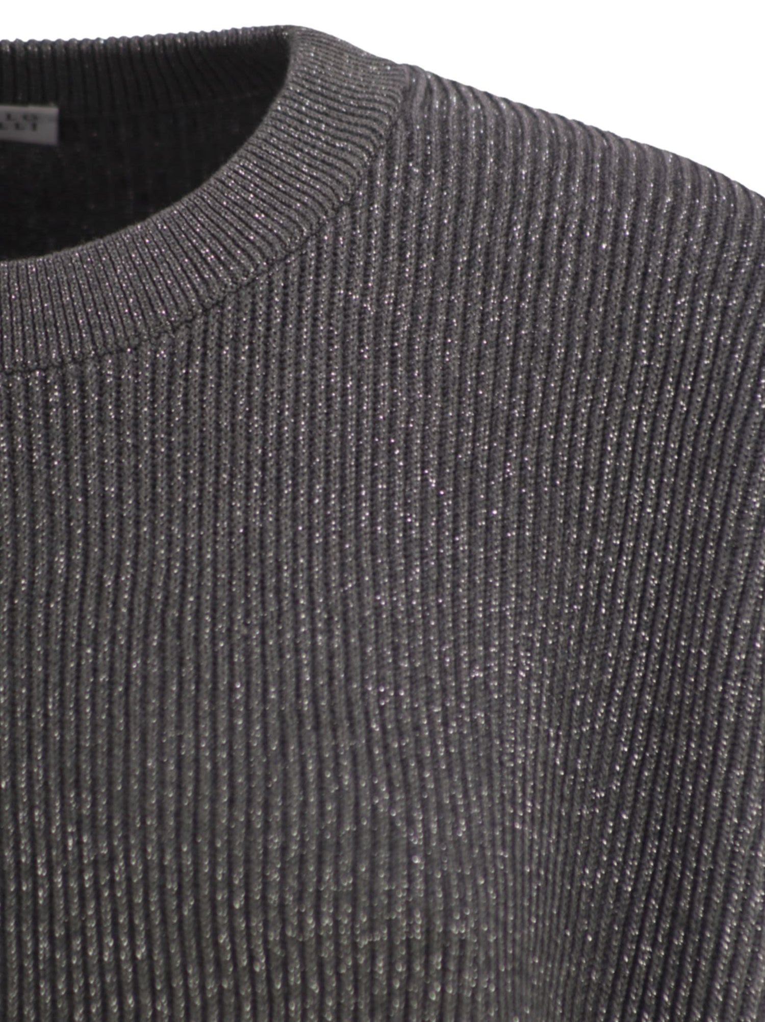 Brunello Cucinelli Women Cotton And Viscose Rib Sweater by Luosophy