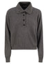 Brunello Cucinelli Women Cotton And Viscose Rib Knit High Collar by Luosophy