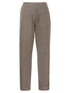 Brunello Cucinelli Women English Rib Cotton And Viscose Pants by Luosophy