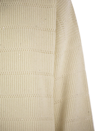 Brunello Cucinelli Women Cashmere And Wool Crew-Neck Sweater by Luosophy