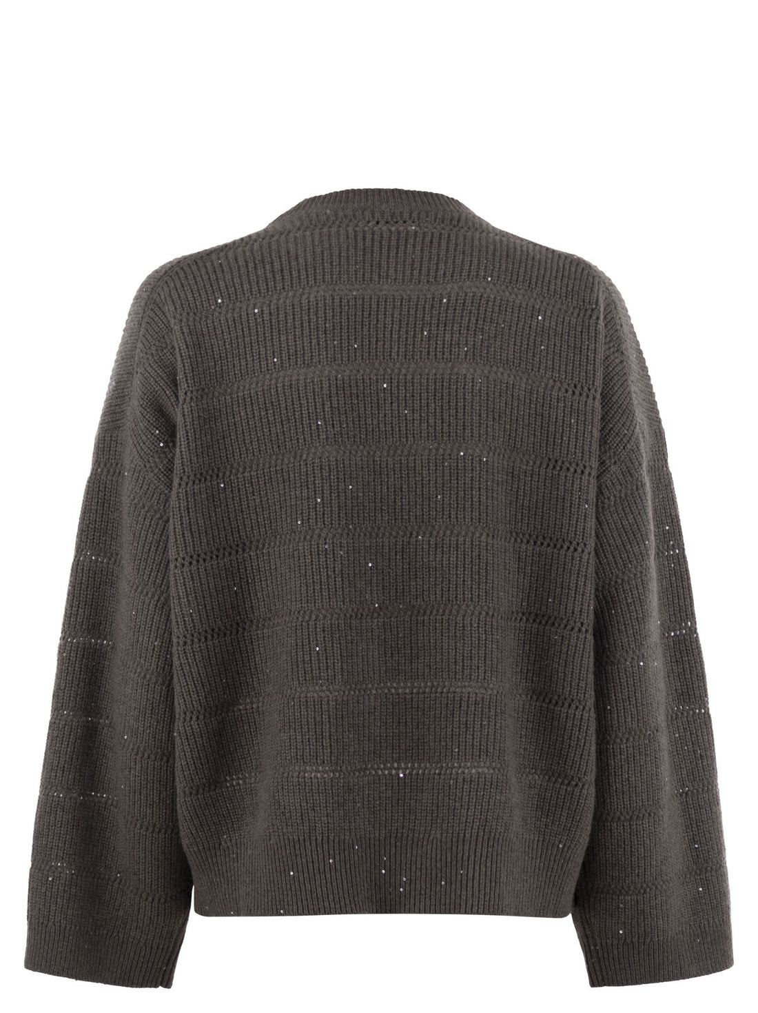 Brunello Cucinelli Women Cashmere And Wool Crew-Neck Sweater by Luosophy