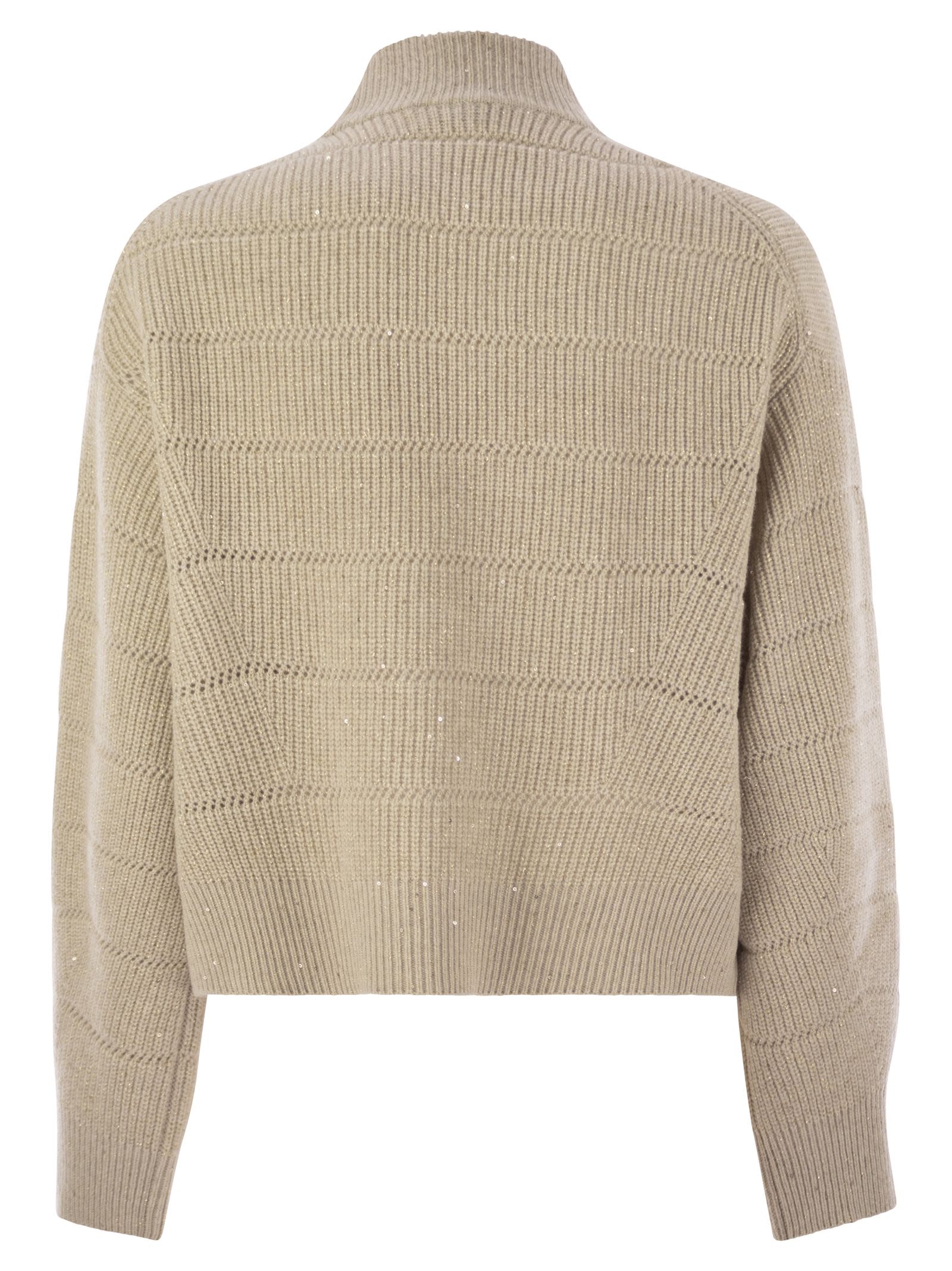 Brunello Cucinelli Women Cashmere And Wool Turtleneck Sweater by Luosophy
