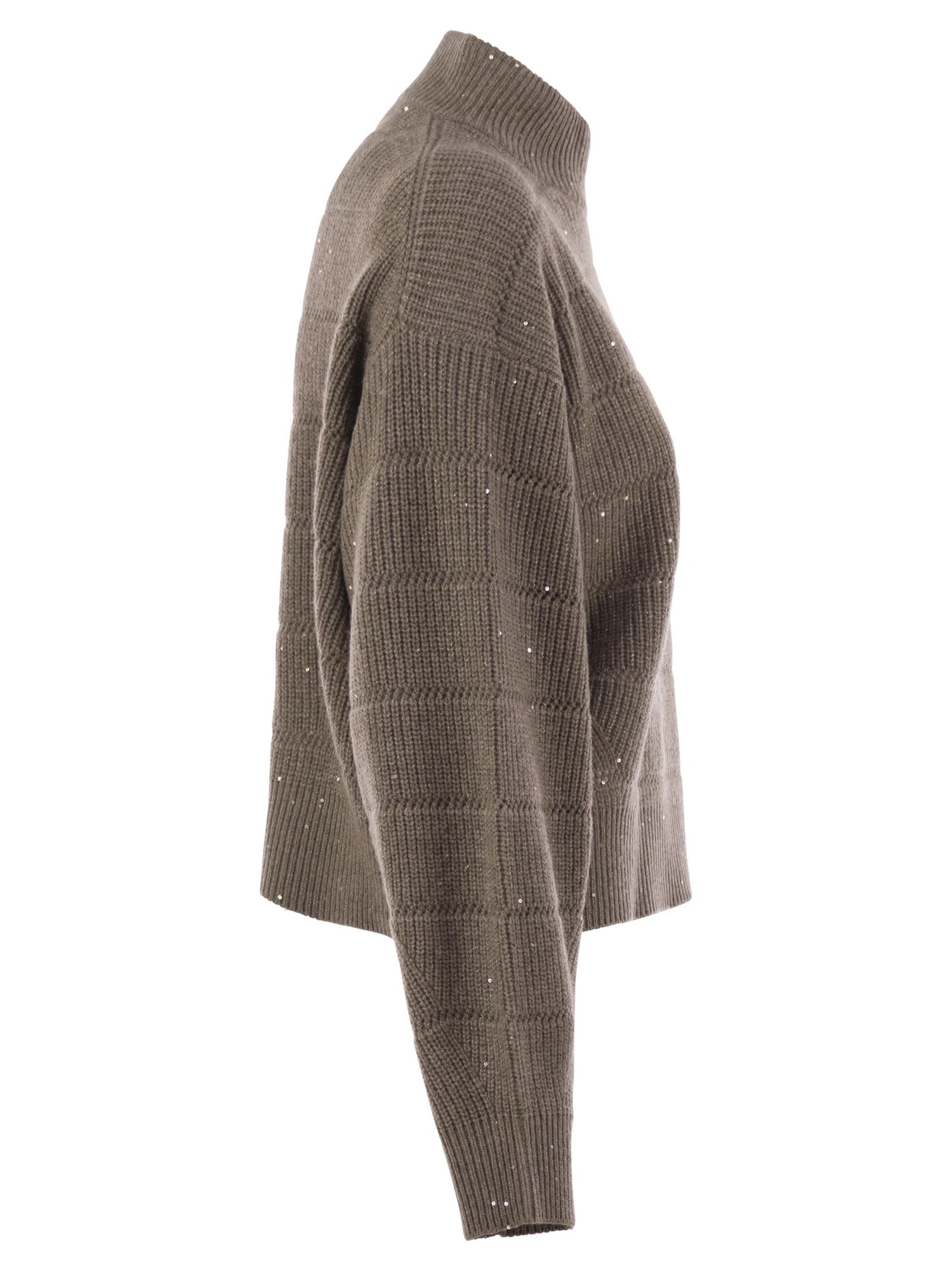 Brunello Cucinelli Women Cashmere And Wool Turtleneck Sweater by Luosophy