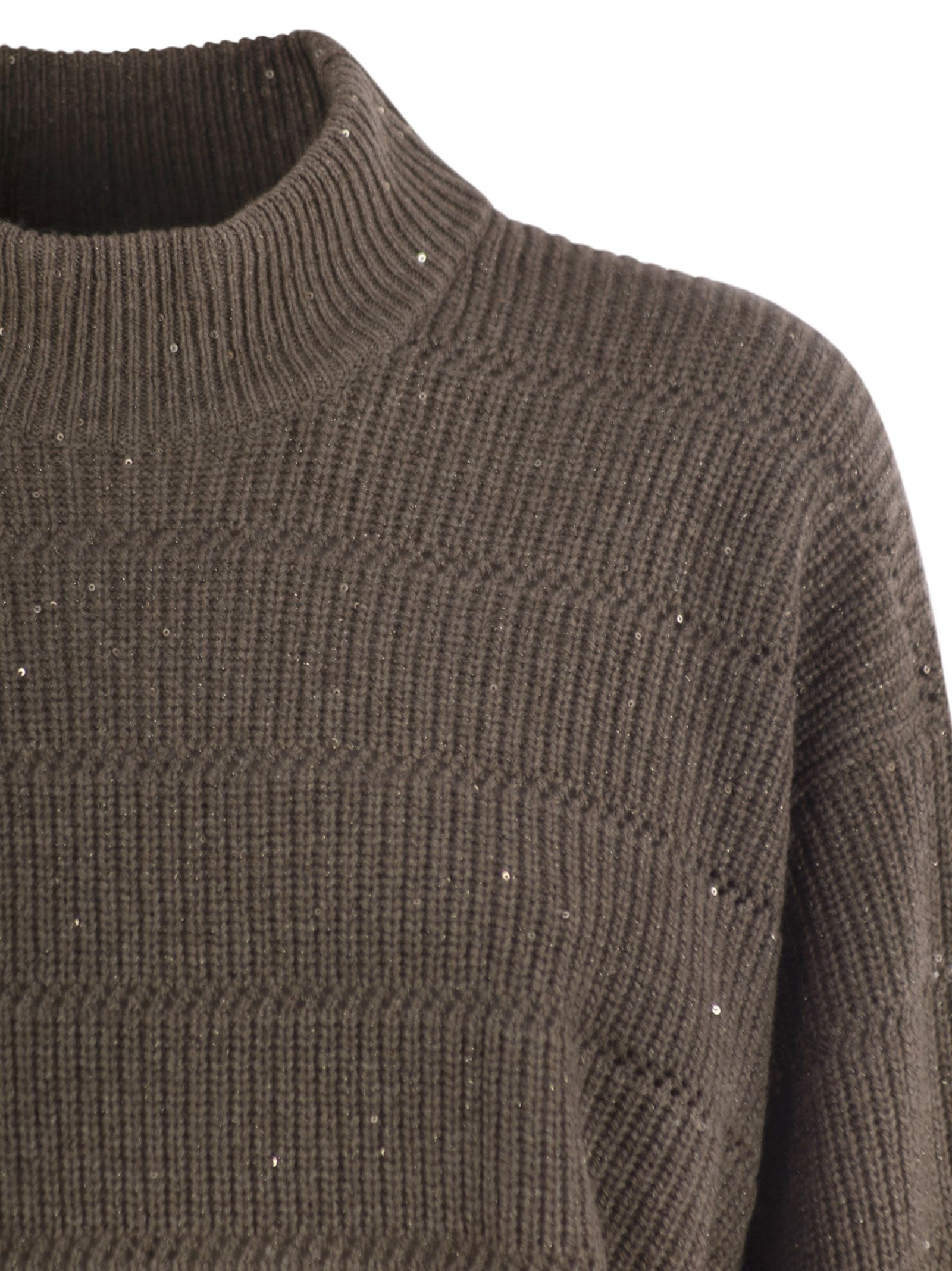 Brunello Cucinelli Women Cashmere And Wool Turtleneck Sweater by Luosophy