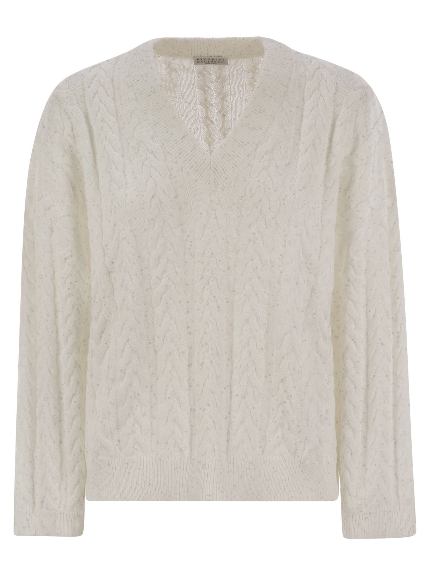 Brunello Cucinelli Women Dazzling Double Cable Cotton Jersey by Luosophy