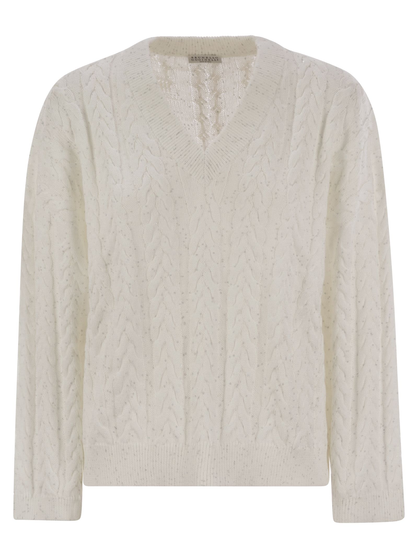 Brunello Cucinelli Women Dazzling Double Cable Cotton Jersey by Luosophy