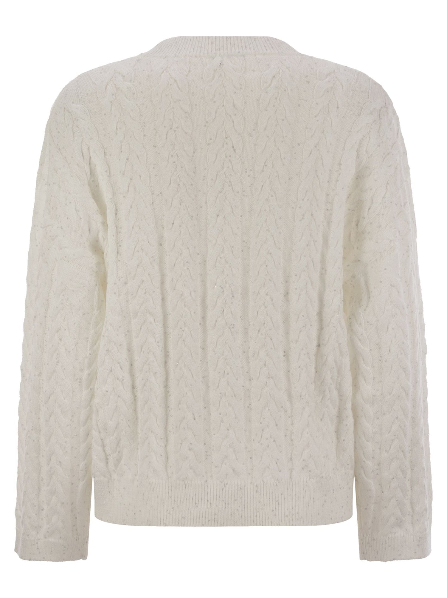 Brunello Cucinelli Women Dazzling Double Cable Cotton Jersey by Luosophy