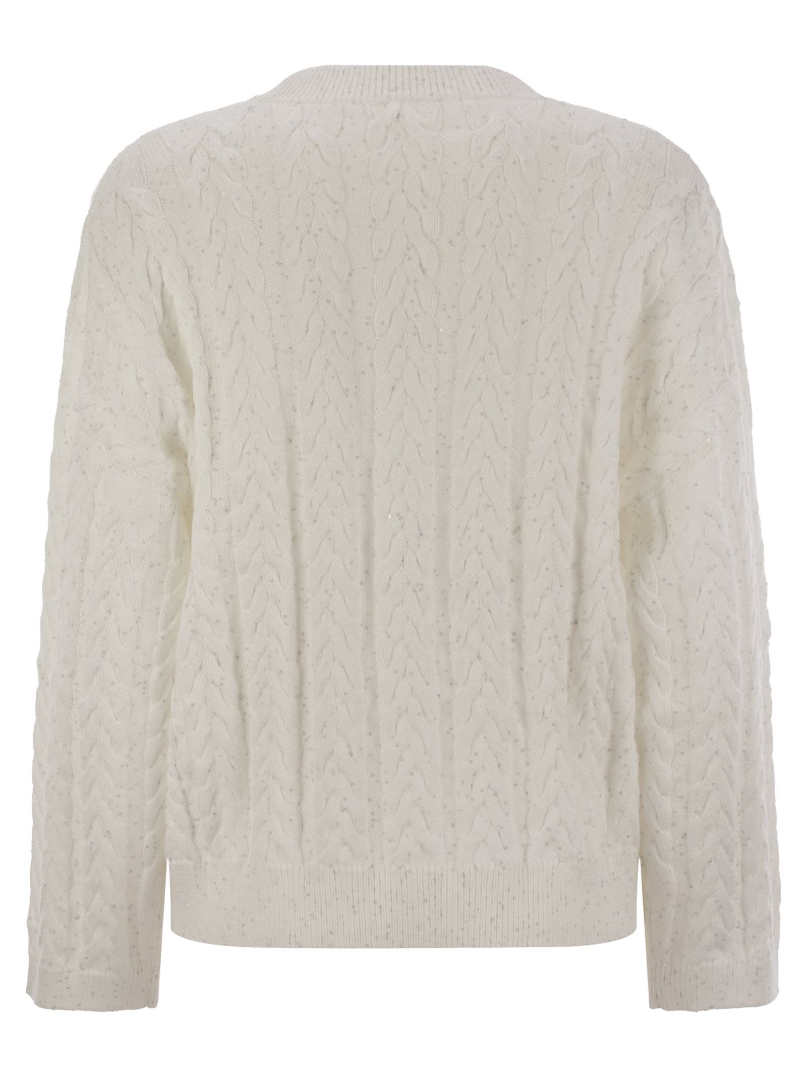 Brunello Cucinelli Women Dazzling Double Cable Cotton Jersey by Luosophy