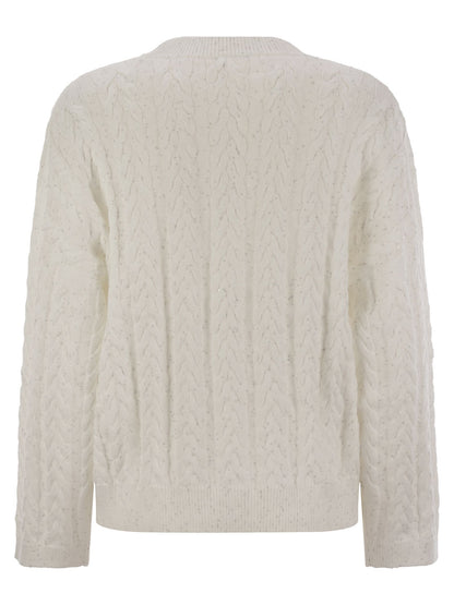 Brunello Cucinelli Women Dazzling Double Cable Cotton Jersey by Luosophy