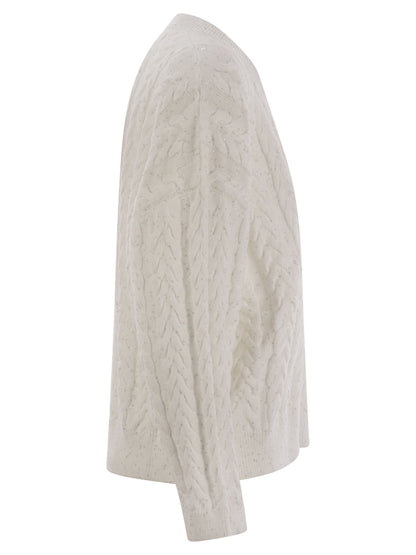 Brunello Cucinelli Women Dazzling Double Cable Cotton Jersey by Luosophy