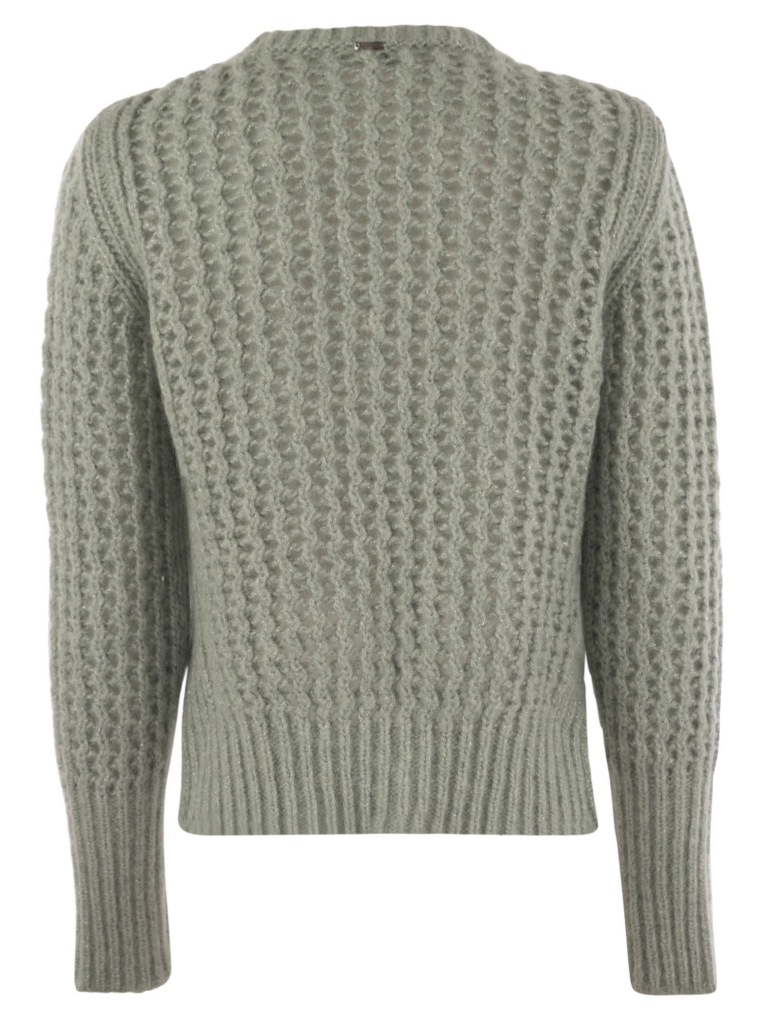 Herno Women Knitwear In Alpaca And Wool Yarn by Luosophy