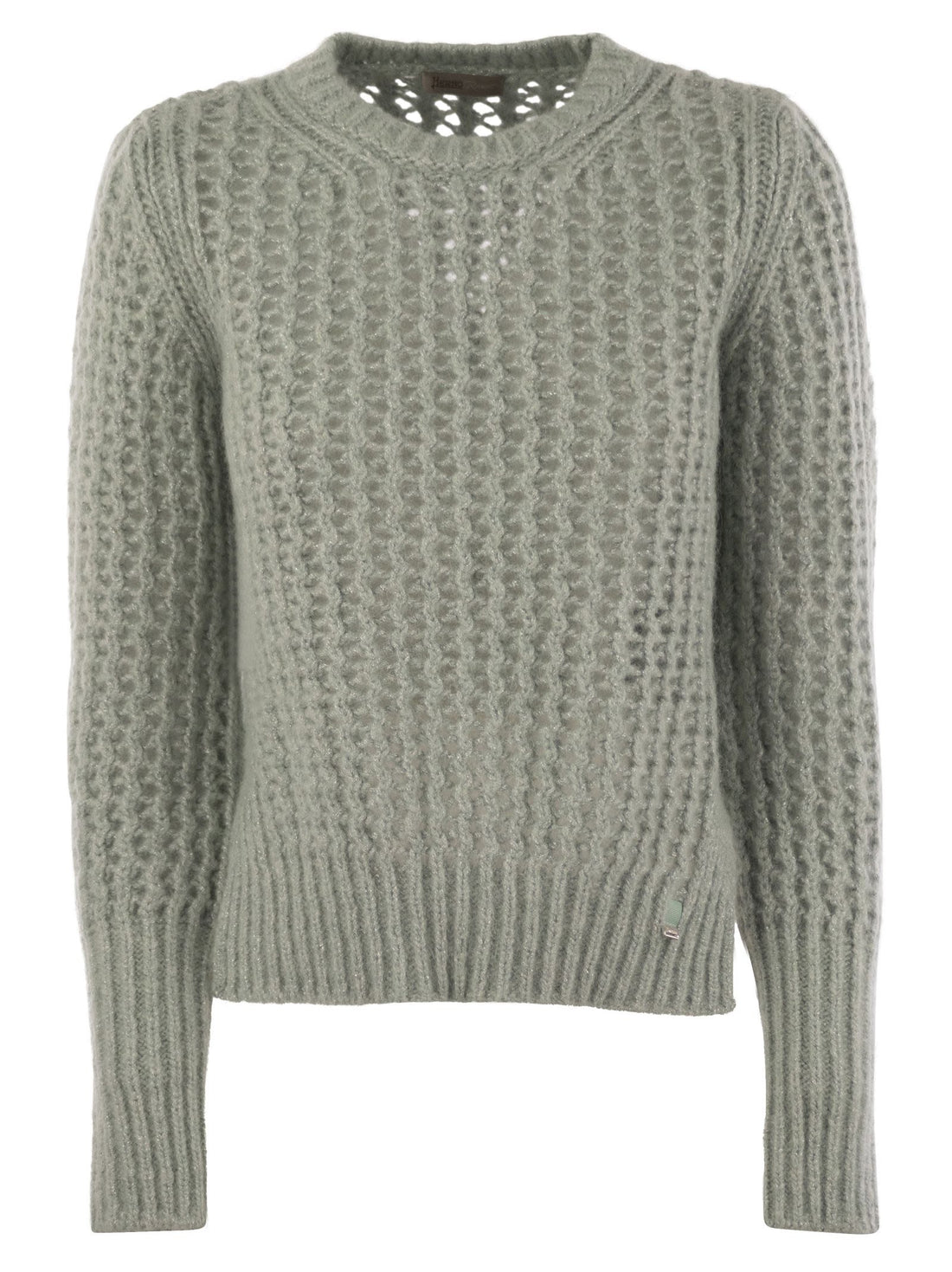 Herno Women Knitwear In Alpaca And Wool Yarn by Luosophy