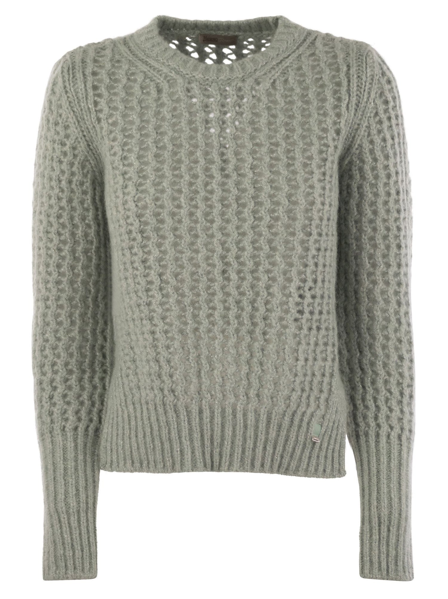 Herno Women Knitwear In Alpaca And Wool Yarn by Luosophy