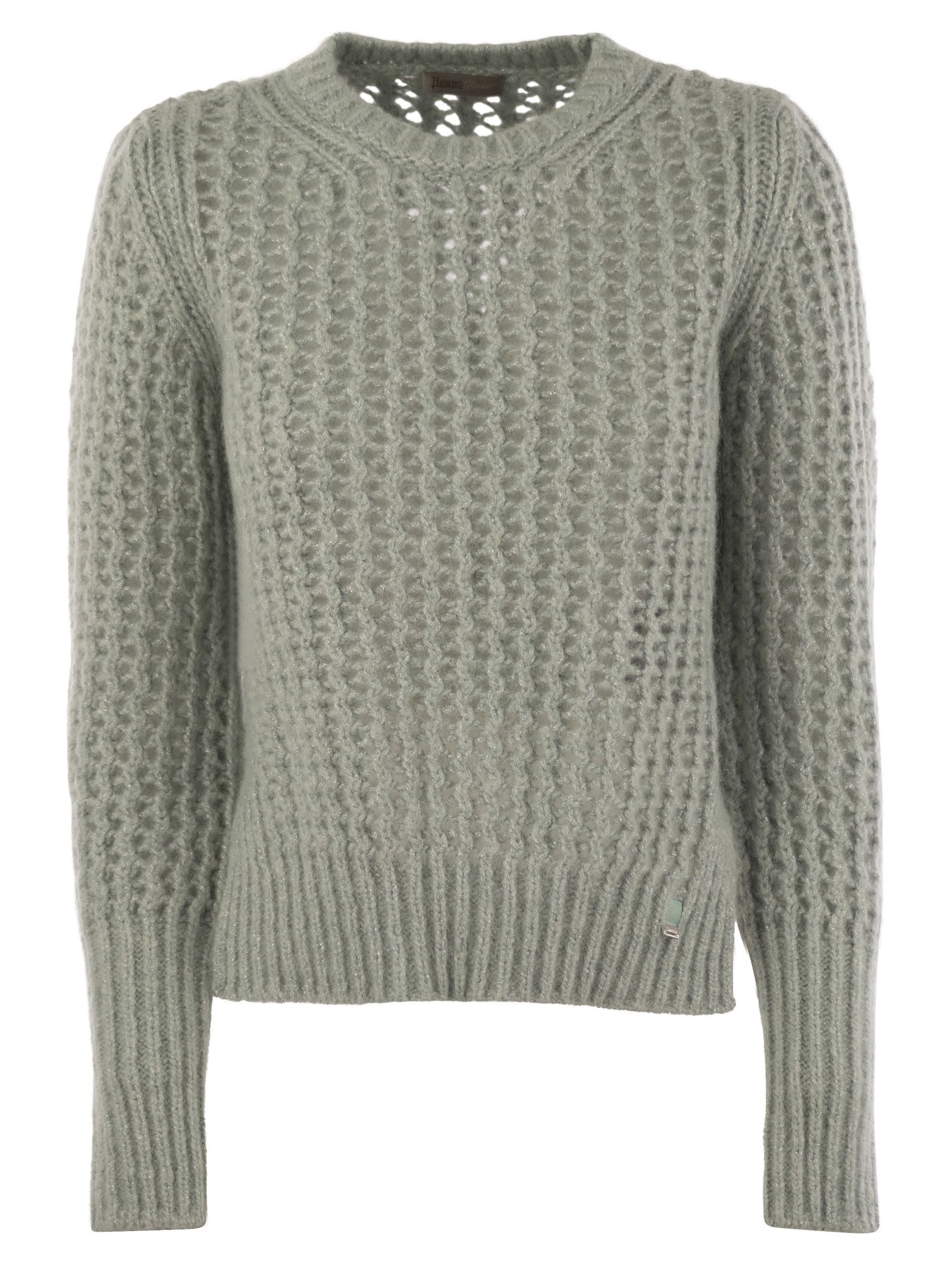 Herno Women Knitwear In Alpaca And Wool Yarn by Luosophy