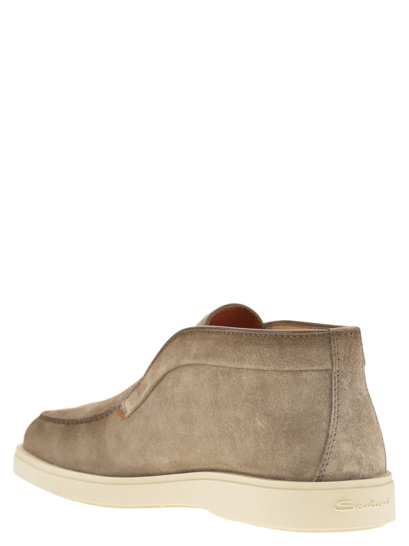 Santoni Men Suede Desert Boot by Luosophy