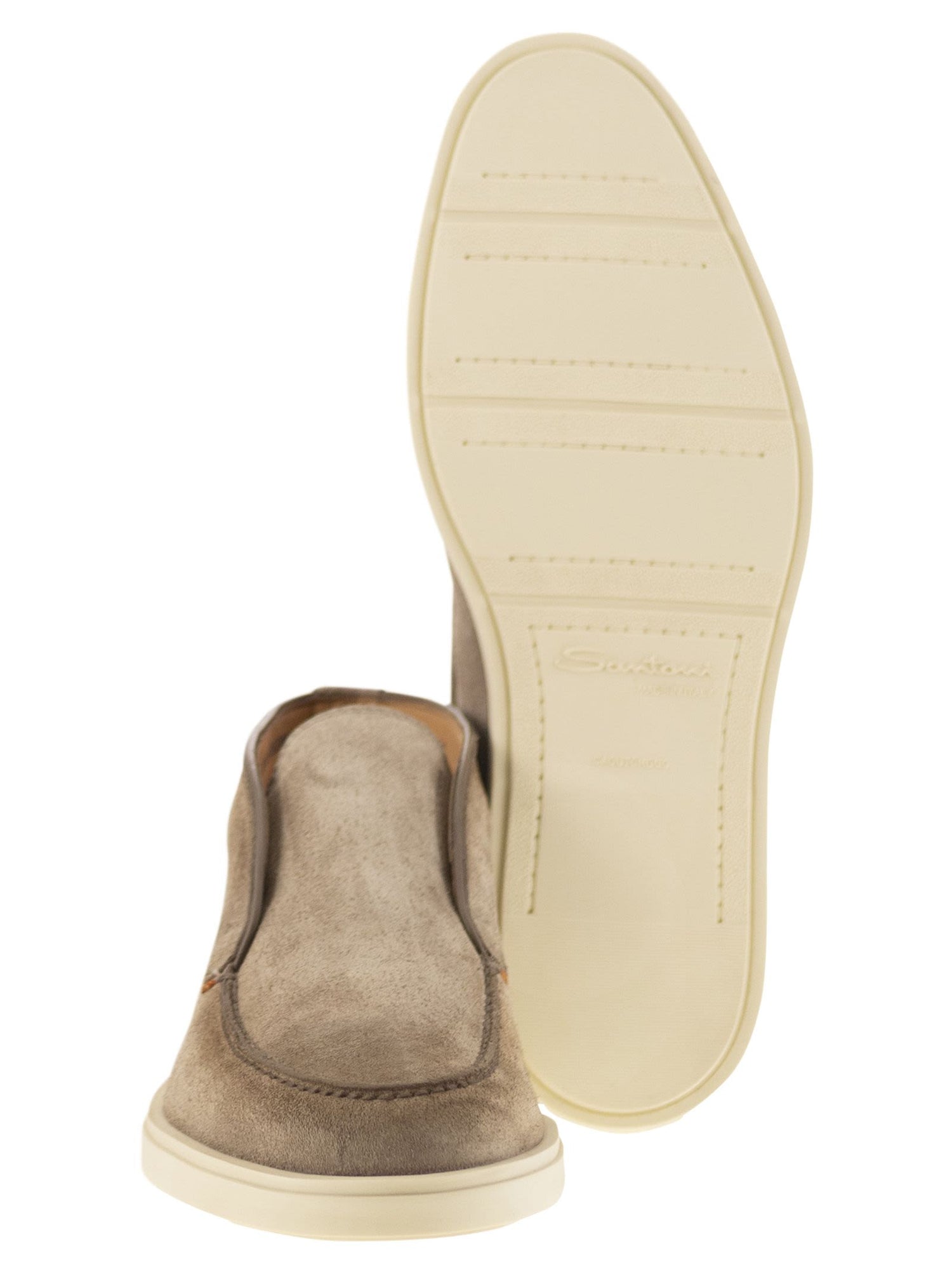 Santoni Men Suede Desert Boot by Luosophy