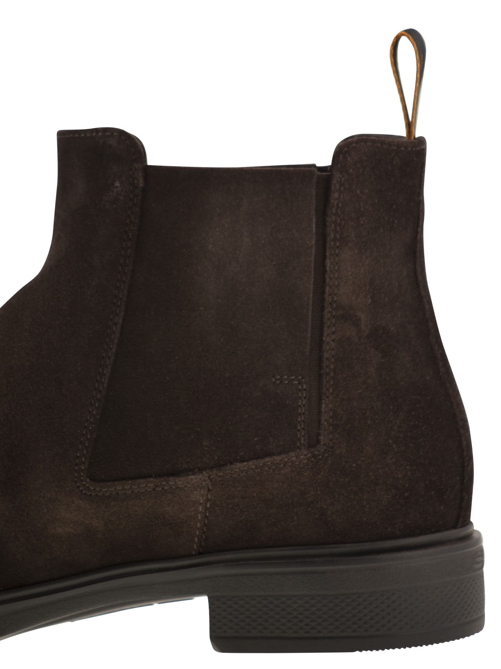 Santoni Men Easy Suede Ankle Boot by Luosophy