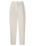 Brunello Cucinelli Women Slouchy Trousers In Viscose And Linen Fluid Twill With Moniline by Luosophy