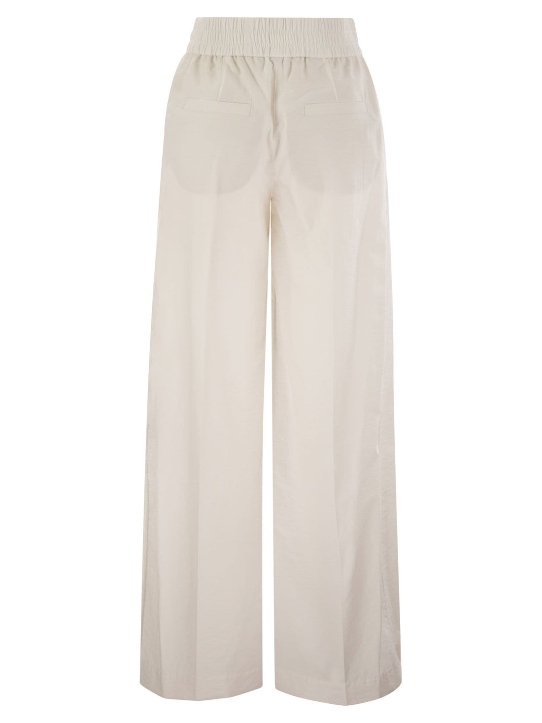Brunello Cucinelli Women Loose Fit Cotton Trousers  DestGlow
