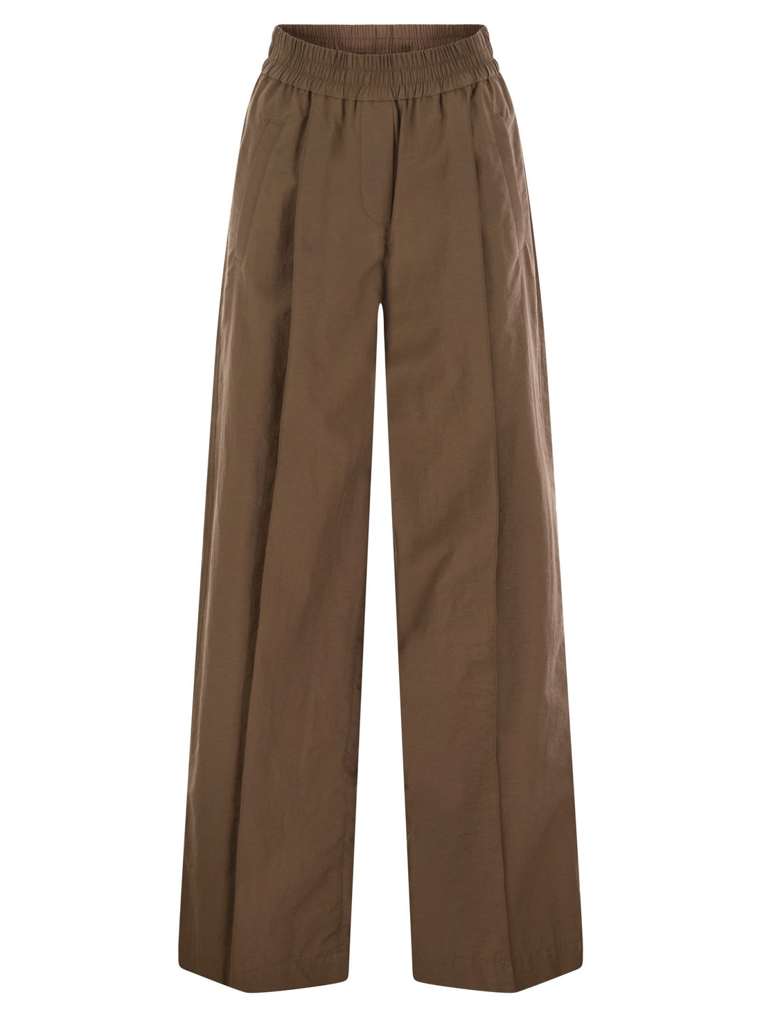 Brunello Cucinelli Women Loose Fit Cotton Trousers by Luosophy
