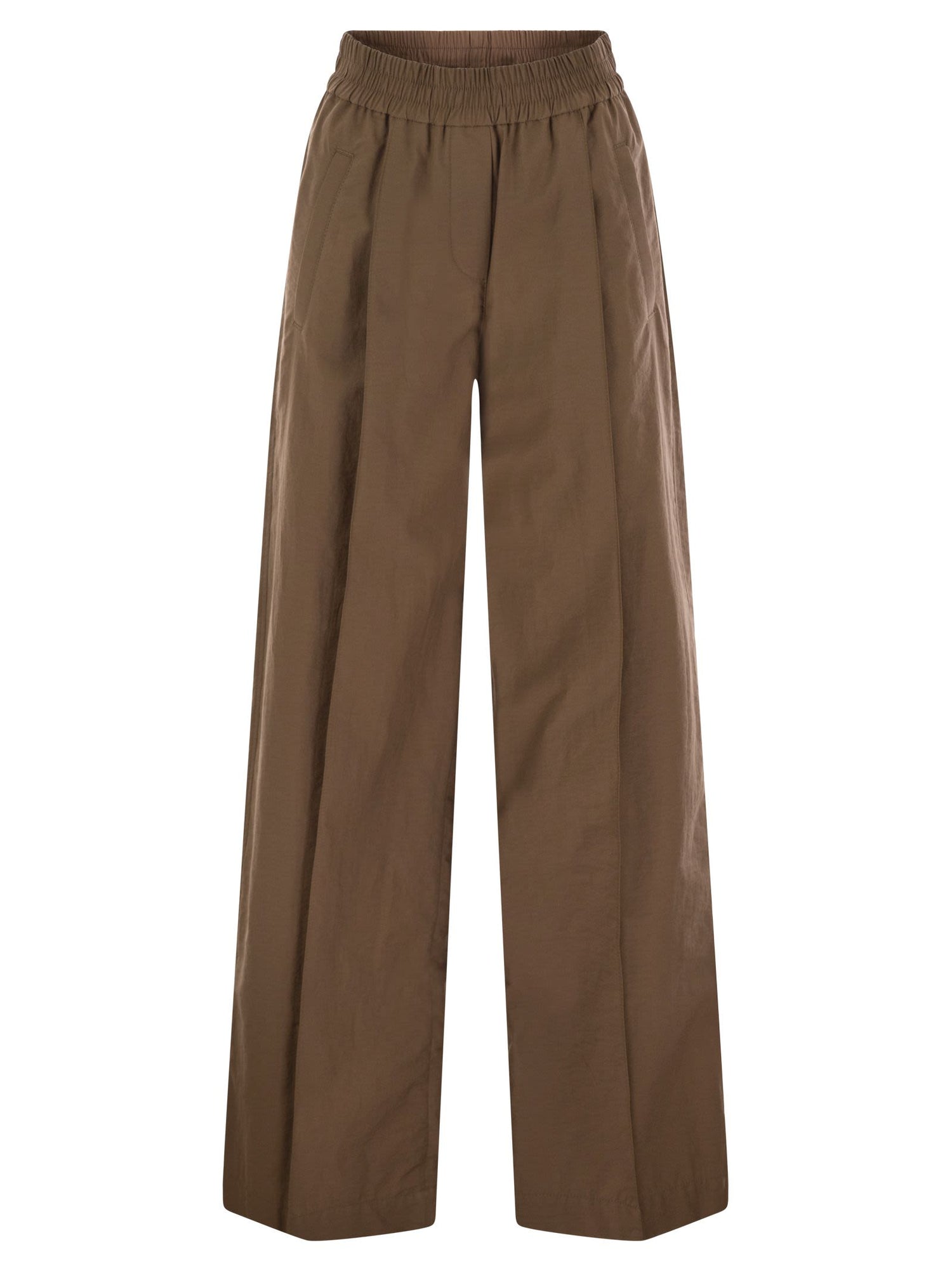 Brunello Cucinelli Women Loose Fit Cotton Trousers by Luosophy
