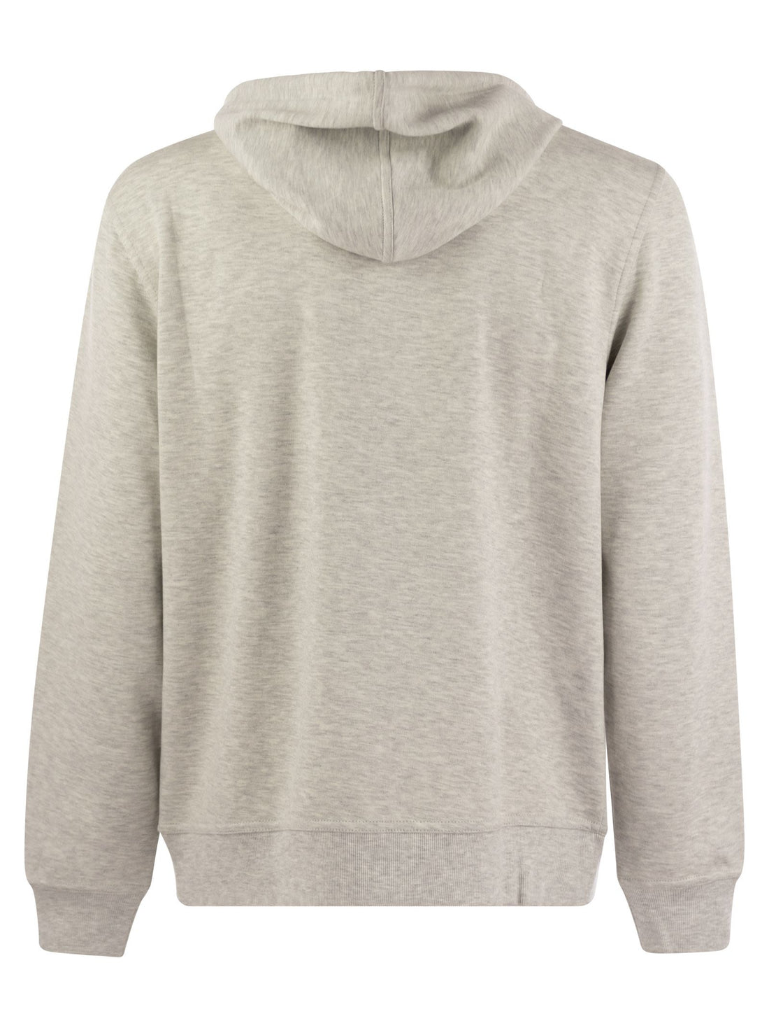 Brunello Cucinelli Men Cotton, Cashmere And Silk Fleece Zipped Topwear by Luosophy