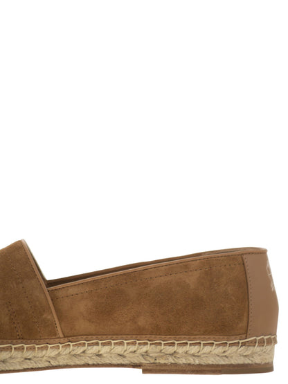 Brunello Cucinelli Men Washed Suede Espadrilles With Beading by Luosophy