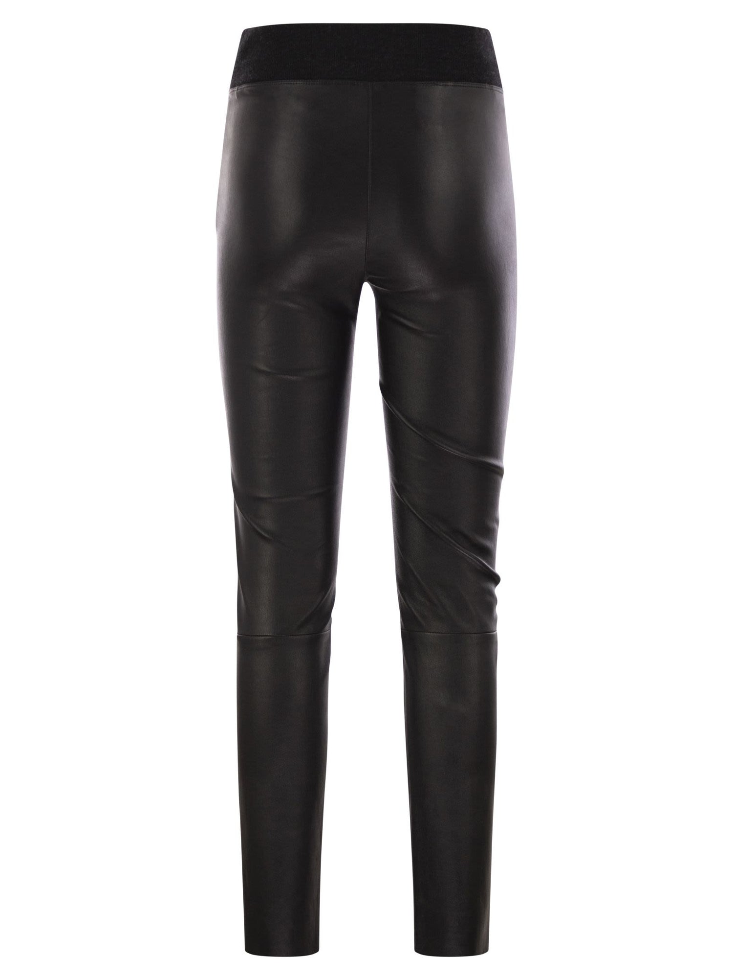 Brunello Cucinelli Women Stretch Nappa Leggings by Luosophy