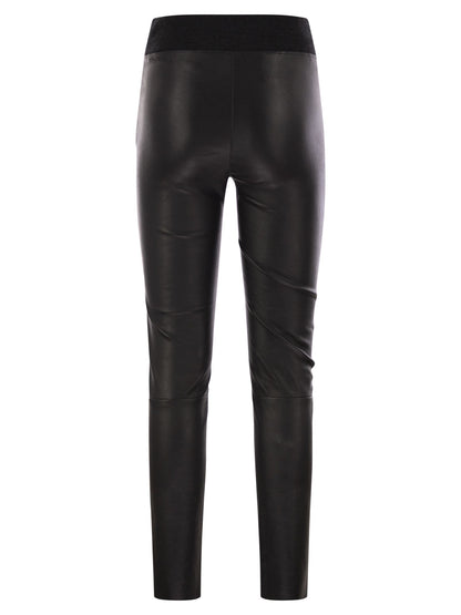 Brunello Cucinelli Women Stretch Nappa Leggings by Luosophy
