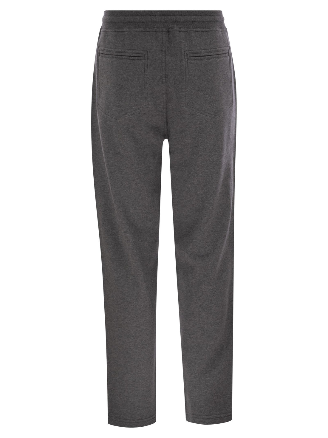 Brunello Cucinelli Men Techno Cotton Fleece Trousers by Luosophy