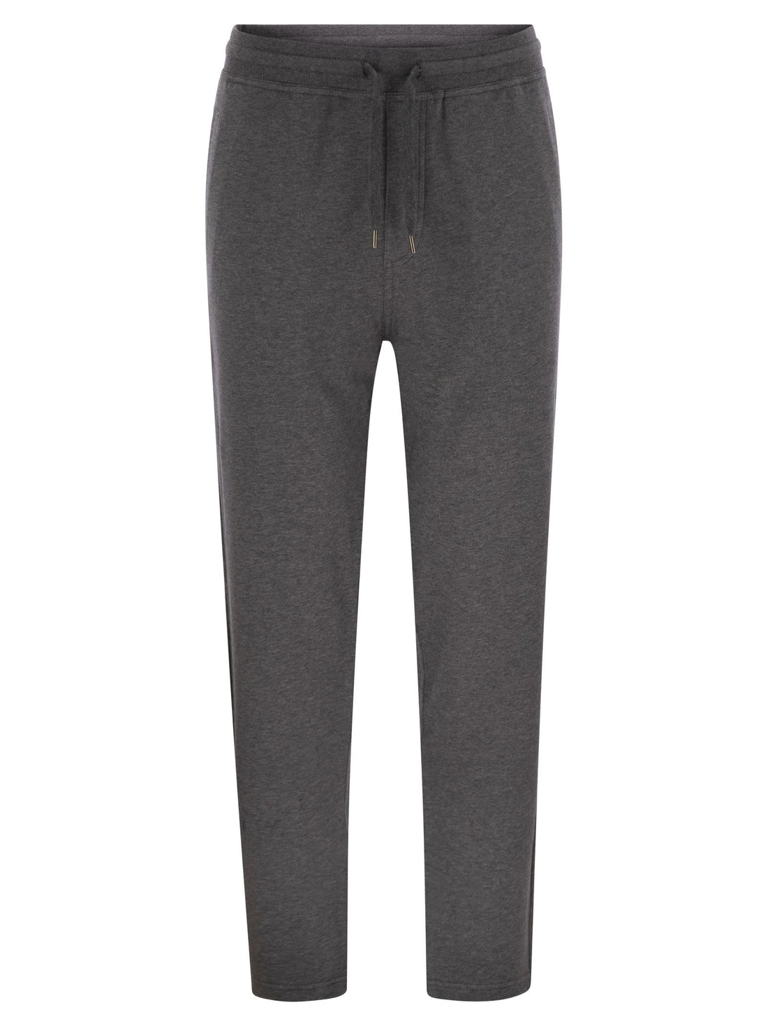 Brunello Cucinelli Men Techno Cotton Fleece Trousers by Luosophy