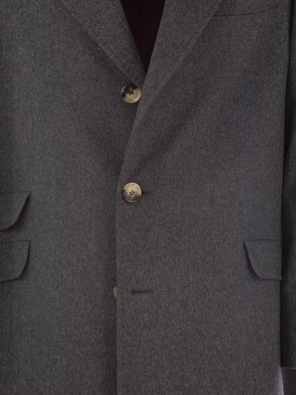 Brunello Cucinelli Men Wool And Cashmere Coat by Luosophy