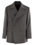 Brunello Cucinelli Men One-And-A-Half-Breasted Wool Coat by Luosophy