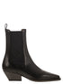 Brunello Cucinelli Women Classic Leather Chelsea Boot With Precious Block Heels by Luosophy