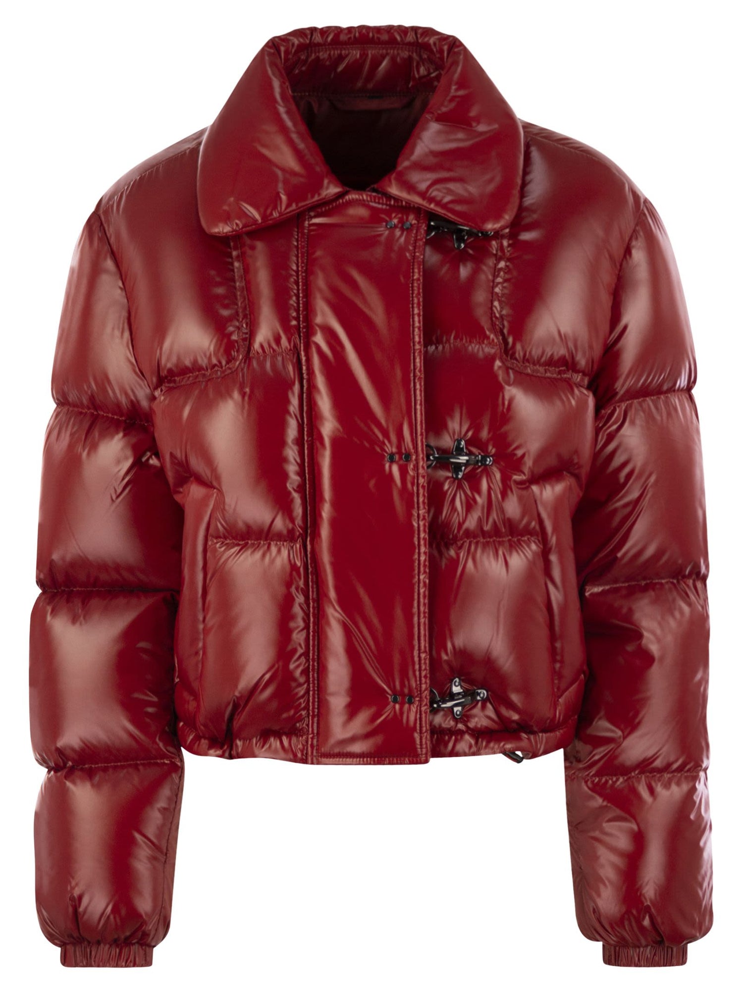 Fay Women 3-Hook Cropped Down Jacket by Luosophy