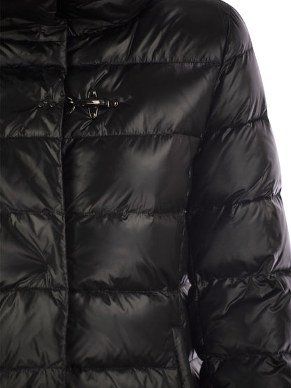 Fay Women Long Down Jacket With Hook by Luosophy