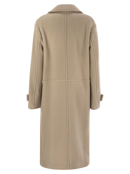 Fay Women Wool And Cashmere Coat by Luosophy