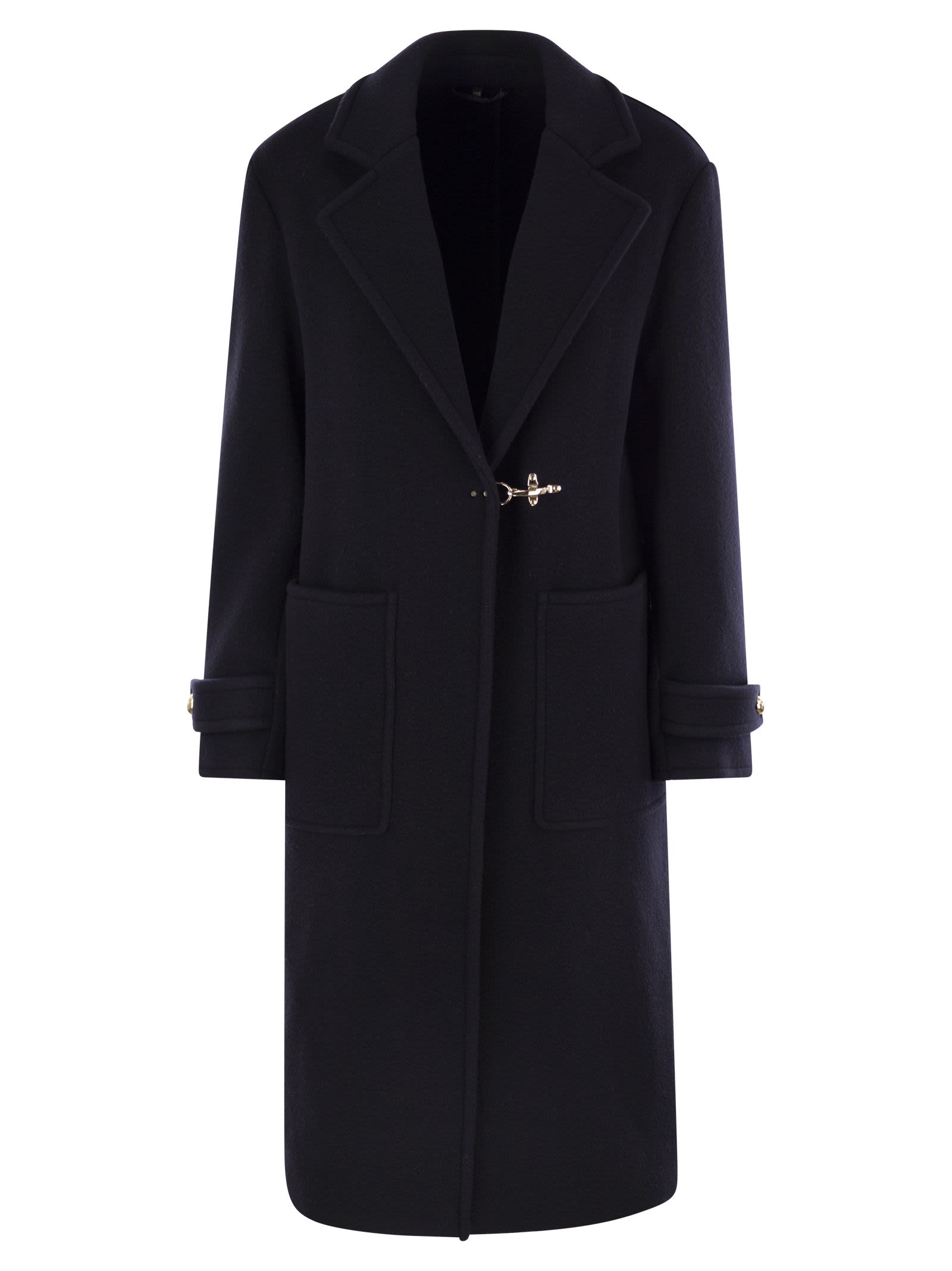 Fay Women Wool And Cashmere Coat by Luosophy