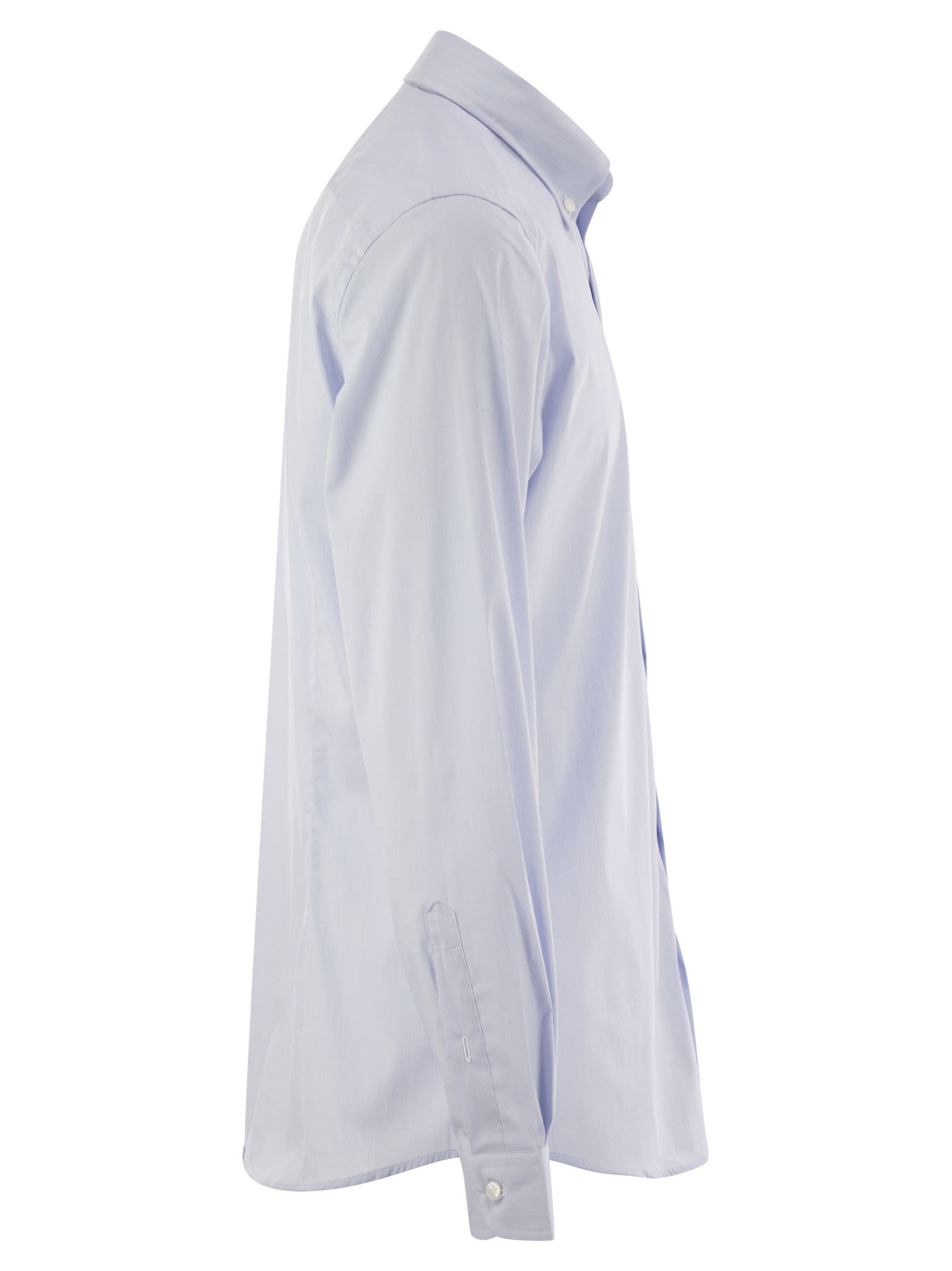 Fay Men Stretch Cotton Shirt by Luosophy
