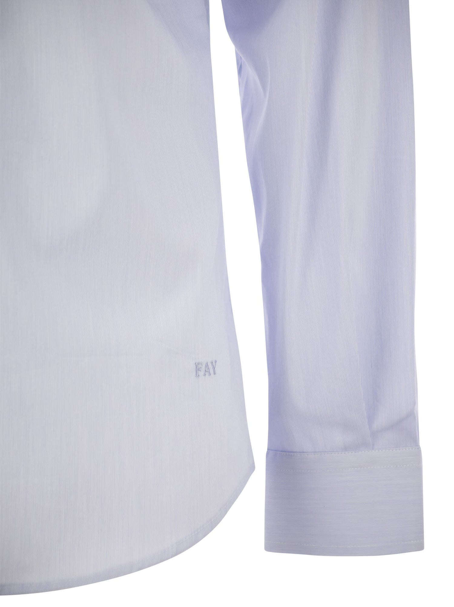 Fay Men Stretch Cotton Shirt by Luosophy
